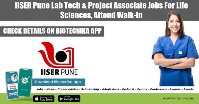 IISER Pune Lab Tech