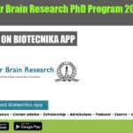 IISc-Centre for Brain Research PhD Program 2022 Admission IISc-CBR PhD Admissions 2022