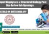 IIT Kanpur Biophysics & Structural Biology Post Doc Fellow Job Openings IIT Kanpur Postdoc Jobs