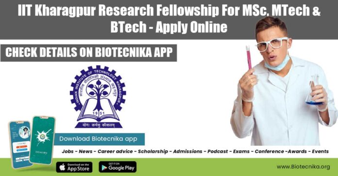 IIT Kharagpur Research Fellowship