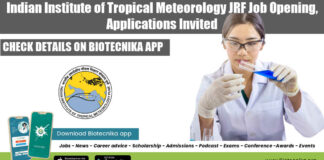 IITM JRF Jobs 2022