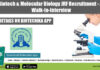 IVRI Biotech & Molecular Biology JRF Recruitment – Attend Walk-In-Interview IVRI Biotech