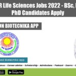 JIPMER Life Sciences Jobs