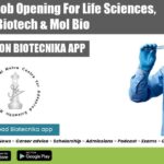 JNCASR R&D Job Opening For Life Sciences, Biotech & Mol Bio JNCASR R&D Job Opening