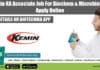 Kemin RA Associate Job For Biochem & Microbiology, Apply Online Kemin RA Associate Job