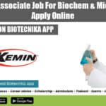 Kemin RA Associate Job For Biochem & Microbiology, Apply Online Kemin RA Associate Job