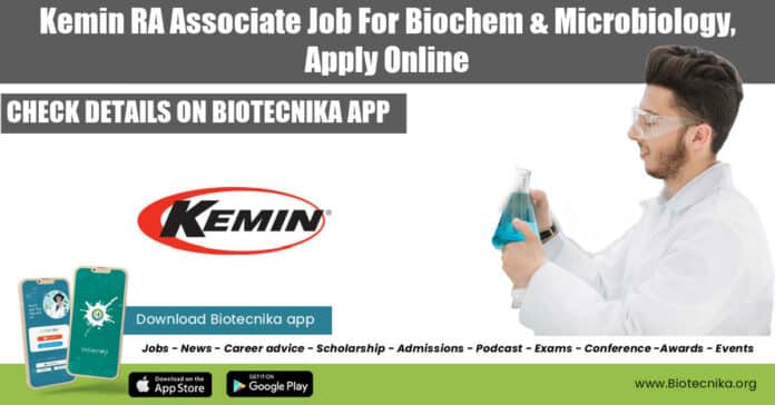 Kemin RA Associate Job