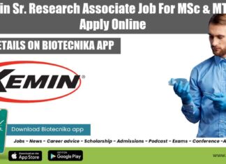 Kemin Sr Research Associate