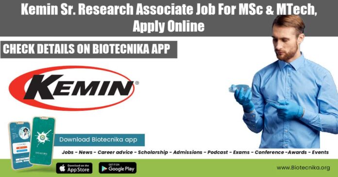 Kemin Sr Research Associate