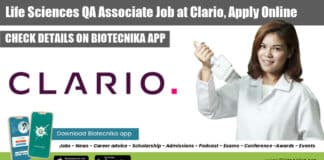 Life Sciences QA Associate