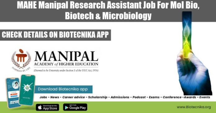 MAHE Manipal Research Project