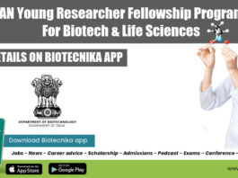 MK BHAN Young Researcher Fellowship Program 2022 For Biotech & Life Sciences MK Bhan-Young Researcher