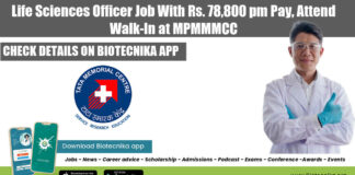 MPMMMCC Life Sciences Job