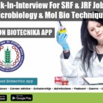 NABI Walk-In-Interview For SRF & JRF Jobs – Exp In Microbiology & Mol Bio Techniques NABI Jobs 2022