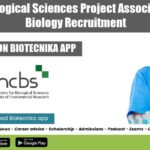 NCBS Biological Sciences Project Associate In Cell Biology Recruitment NCBS Biological Sciences Project