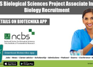 NCBS Biological Sciences Project