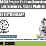 NCERT-DESM Project Fellows Recruitment
