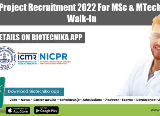 NICPR Project Recruitment 2022