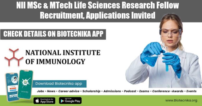 NII Jobs SRF 2022