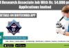 NIPER Research Associate Job With Rs. 54,000 pm Pay, Applications Invited NIPER Research Associate Job