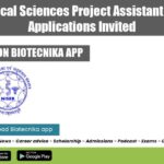 NISER Project Job Opening