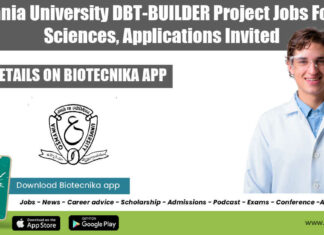 Osmania University Project Jobs