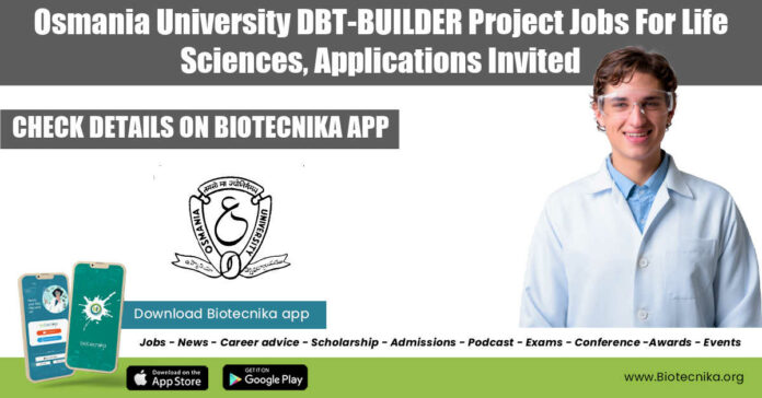 Osmania University Project Jobs