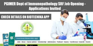 PGIMER Immunology Jobs