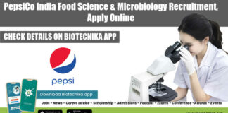 PepsiCo India Food Science