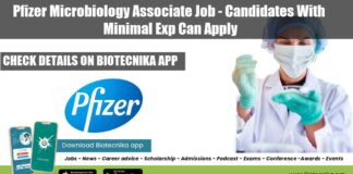 Pfizer Microbiology Associate Job