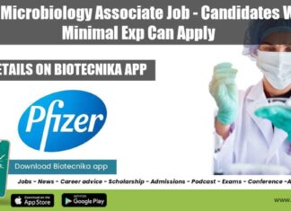 Pfizer Microbiology Associate Job