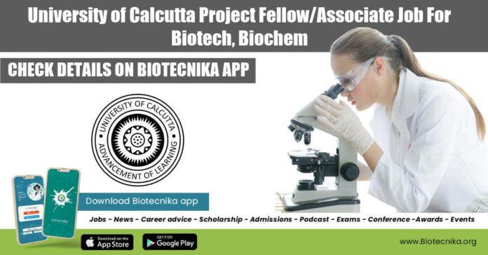 Project Vacancy at Calcutta
