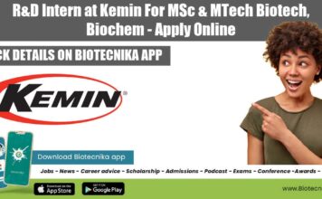 R&D Intern at Kemin