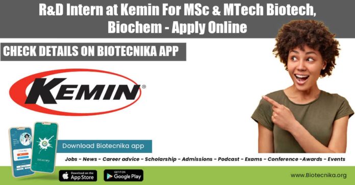 R&D Intern at Kemin