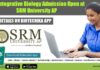 BSc Integrative Biology Admission Open at SRM University AP SRM University AP Admissions