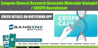 Sangene Biotech Job