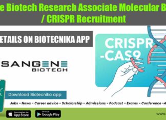 Sangene Biotech Job