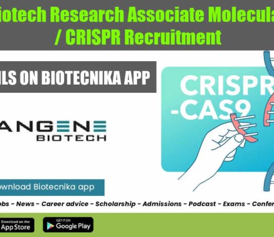 Sangene Biotech Job