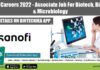Sanofi Careers 2022 – Associate Job For Biotech, Biochem & Microbiology Sanofi Careers 2022