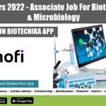 Sanofi Careers 2022 – Associate Job For Biotech, Biochem & Microbiology Sanofi Careers 2022