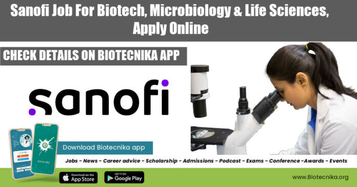 Sanofi Job For Biotech