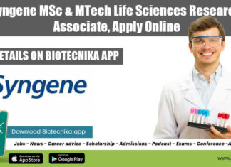 Syngene Jobs Latest