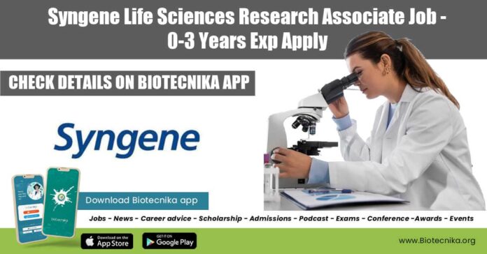 Syngene Life Sciences Research