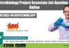 TERI Microbiology Project Associate Job Opening – Apply Online TERI Microbiology Project Associate