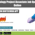 TERI Microbiology Project Associate Job Opening – Apply Online TERI Microbiology Project Associate