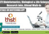 THSTI Bioinformatics, Biological & Life Sciences Research Jobs, Attend Walk-In THSTI Bioinformatics