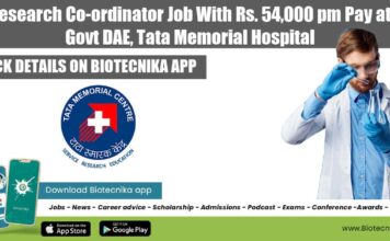Tata Memorial Hospital Job