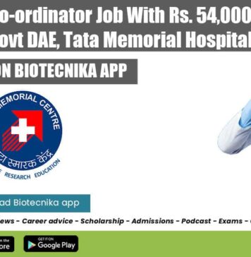 Tata Memorial Hospital Job