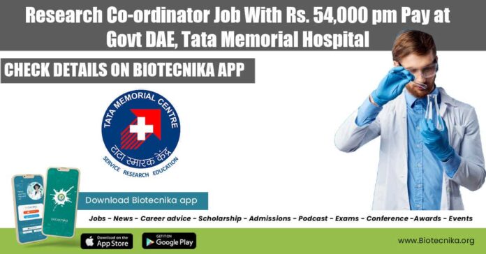 Tata Memorial Hospital Job