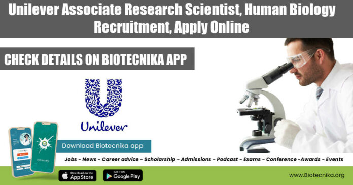 Unilever Associate Research Scientist